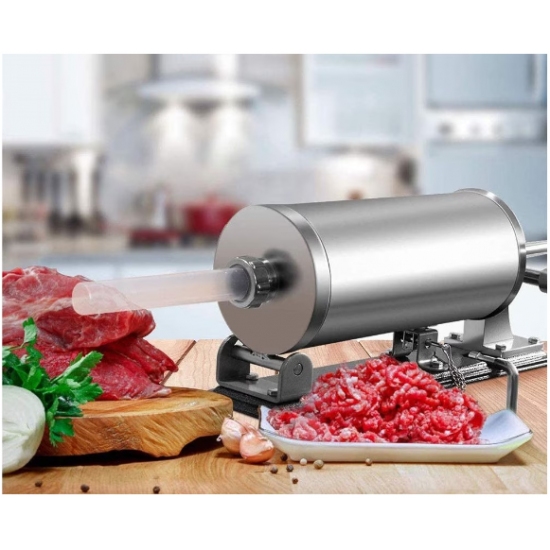 Masina carnati ORIZONTALA , 5.5 KG,  5 palnii incluse{10,17,21,25,29} Craft-tec MX130